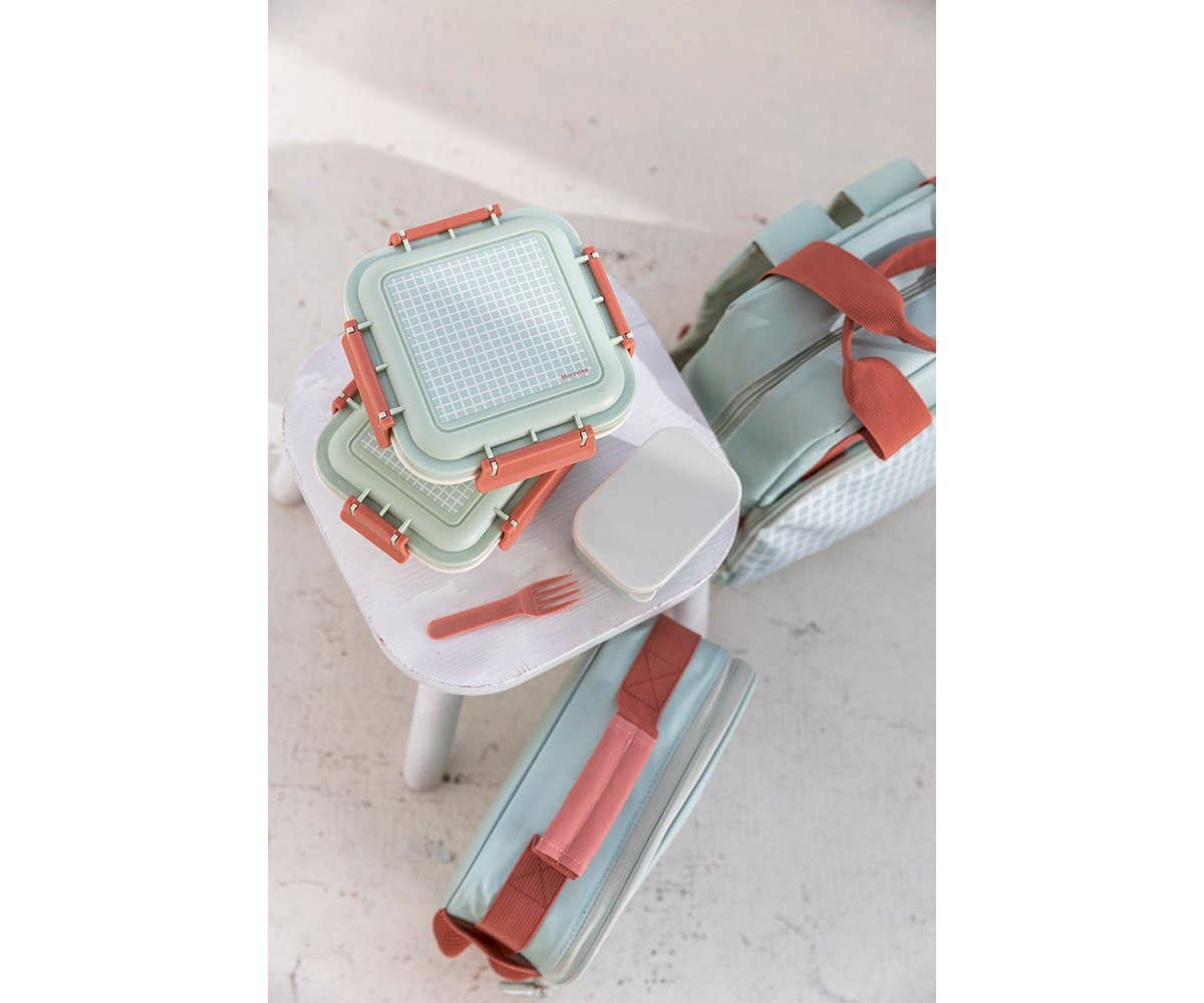 Tutete - Wholesale Lunch Bag/Box - Kids - Children's School Lunch Box Bento Net Sage1