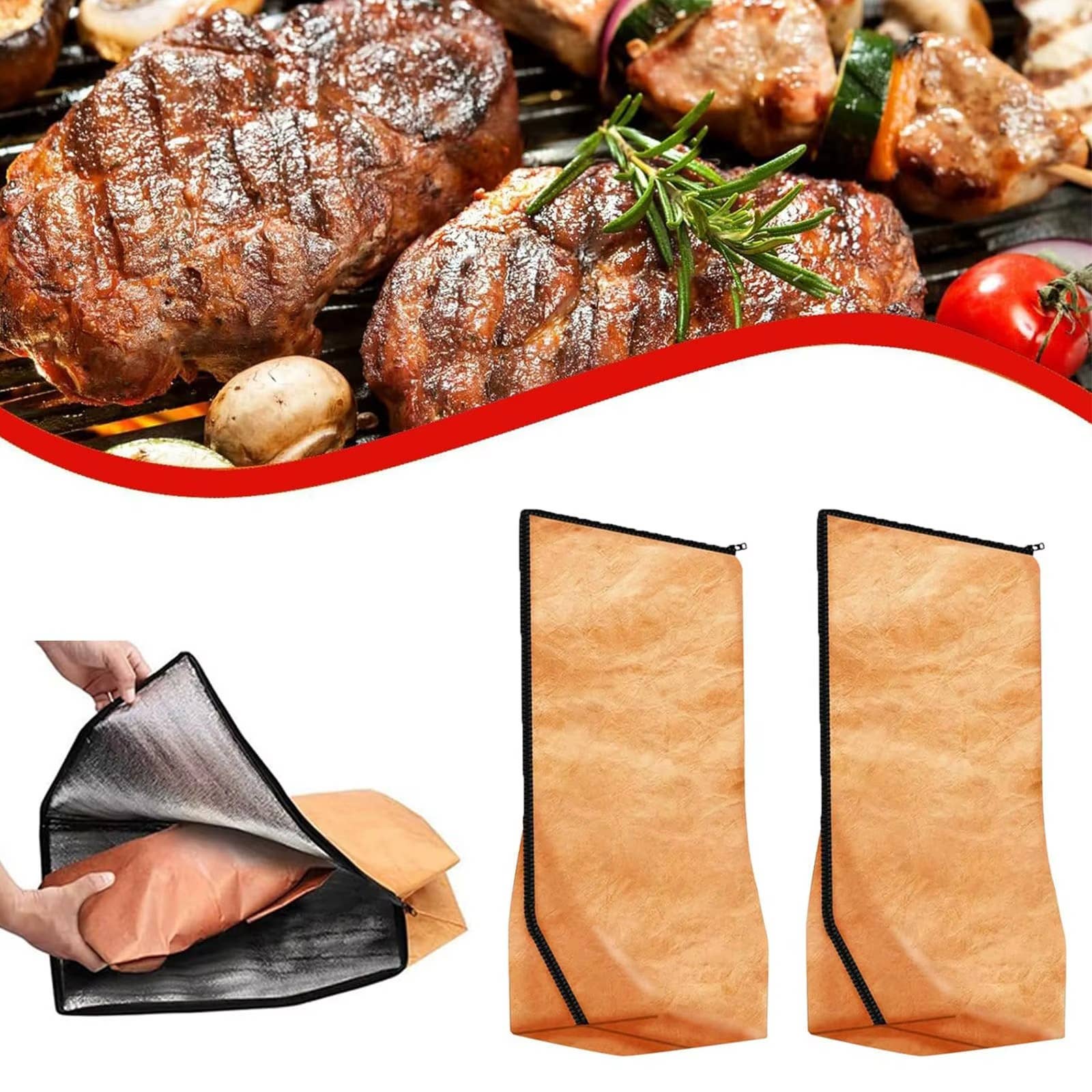 VIGOR – wholesale Grillverktyg för utomhusanvändning – Hållbar Vattentät Tvättbar Köttisolerad Väska Hopfällbar Vila4