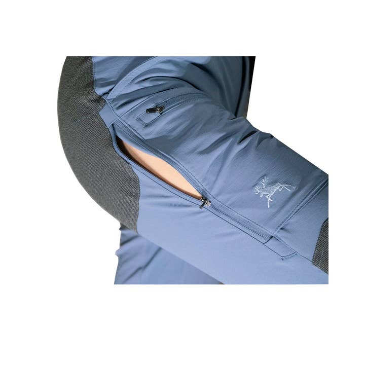 Pantaloni da trekking Achiever N6 Kevlar® Softshell da donna - Verde oliva per la vendita all'ingrosso da parte di Moose Voyage