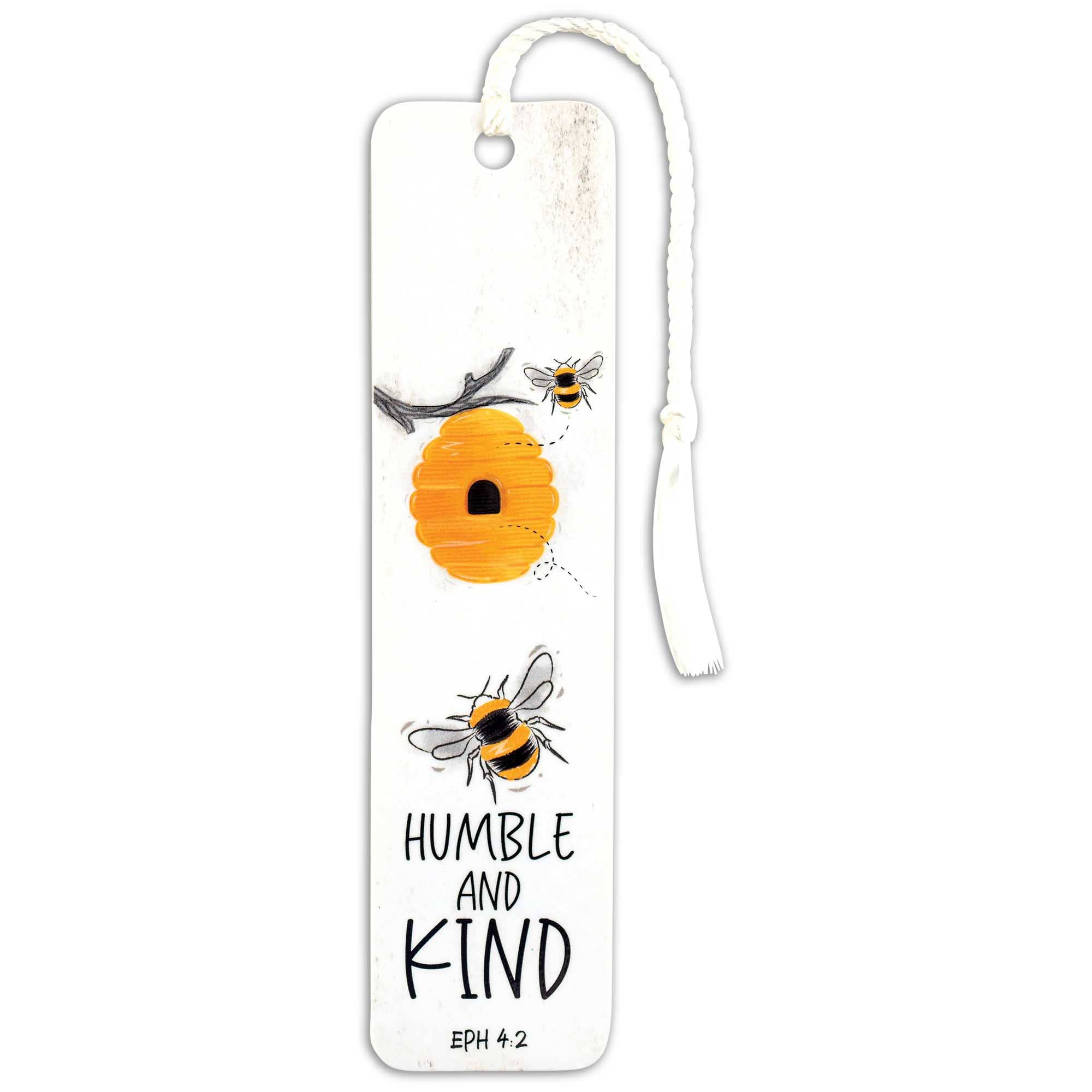 Dicksons - Wholesale Bookmark - BEE HUMBLE AND KIND TASSEL BOOKMARK0