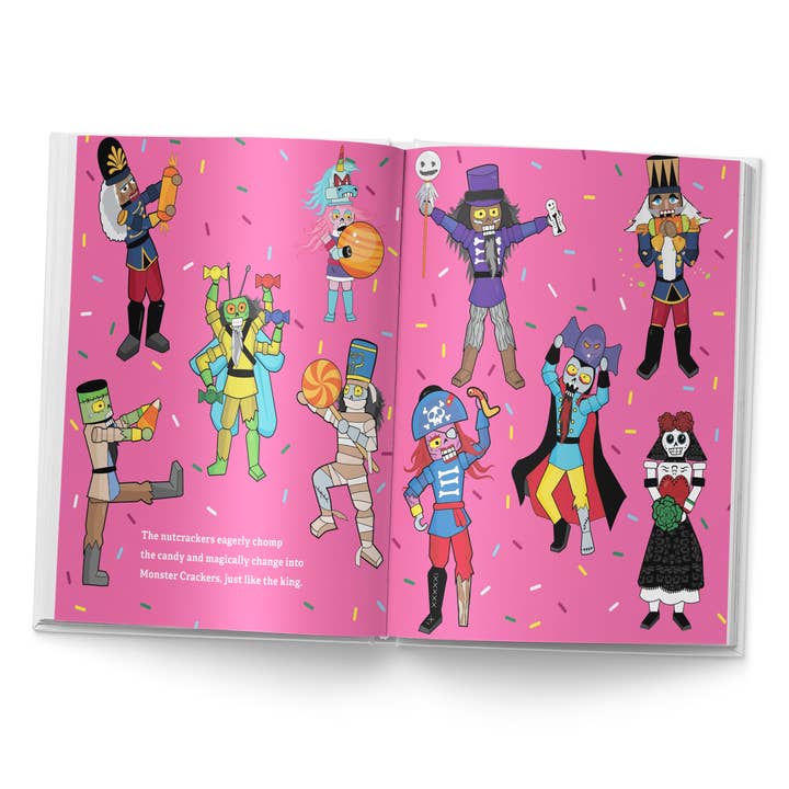 Monster Crackers - Wholesale Preschool Book (3-5) - King Chomp Crazy Christmas Children’s Hardcover Book4