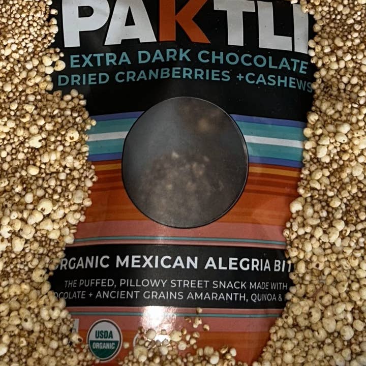 Paktli Foods - Wholesale Chocolate Covered Sweets - NEW Extra Dark Chocolate Alegria Bites+ Cranberries/Cashews19