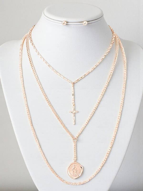 RELIGIÖST HÄNGEFLERLAGT HALSBANDSETT för wholesale av Andrea Bijoux