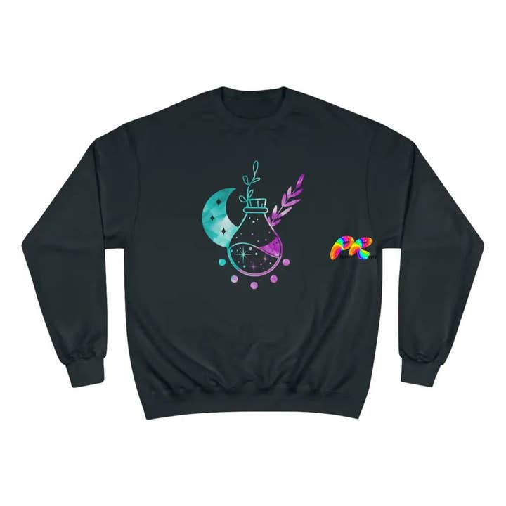 Moon Potion Champion Sweatshirt for wholesale by Prism Raves
