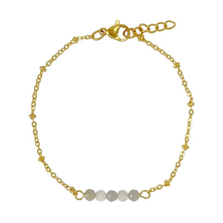 Moonstone & Labradorite bracelet for wholesale by Saint Clairmont