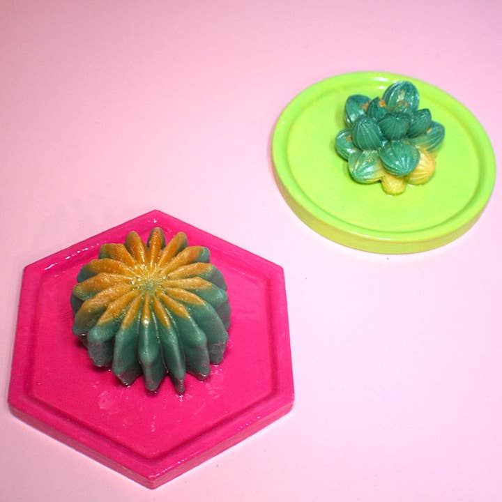 Cactus & Succulent Trinket/Ring Dish | Decorative Tray for wholesale by ShesSoCrafty Goods