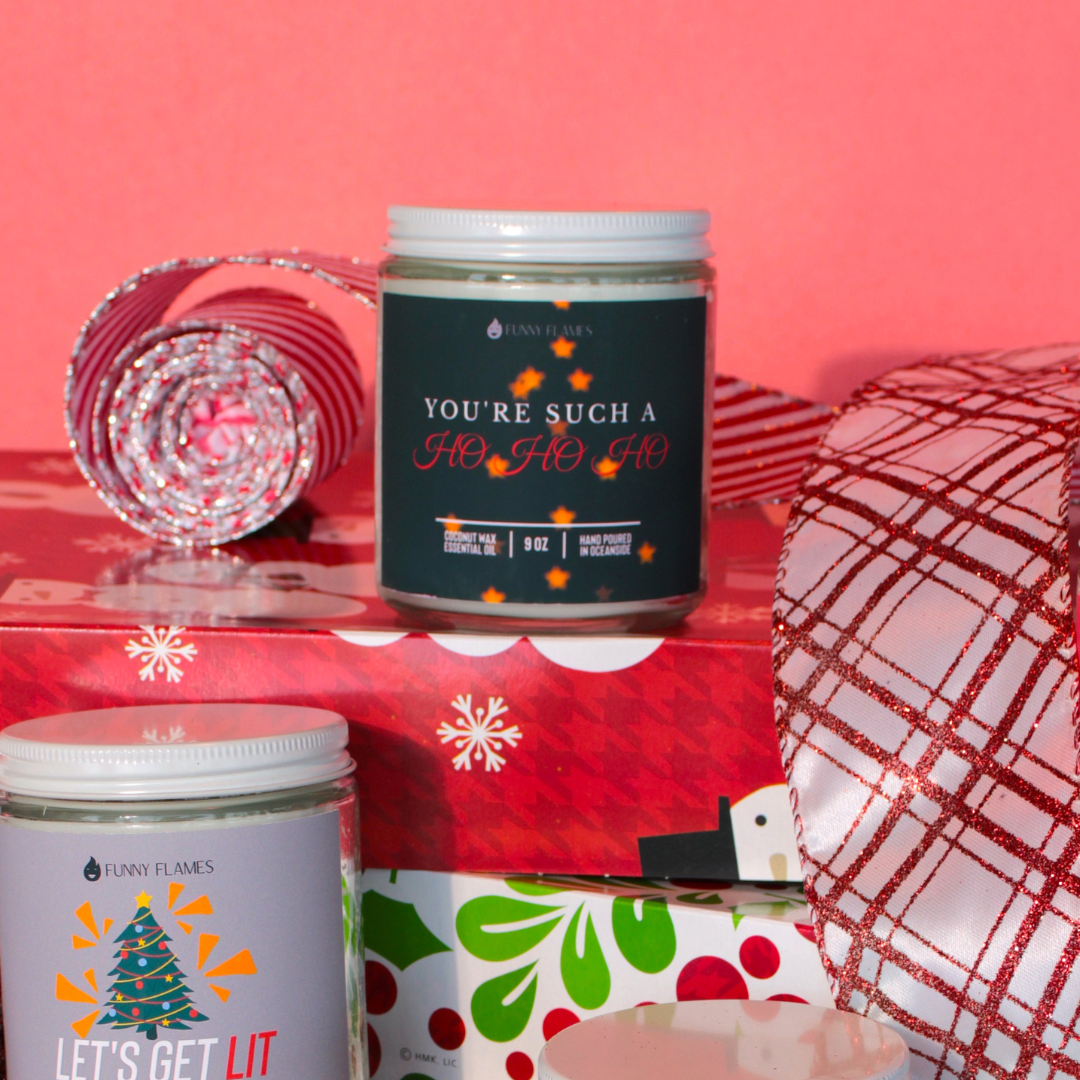 Funny Flames Candle Co - Les Creme - Wholesale Jar/Filled Candle - Holiday 2025 Best Sellers Collection 9oz Candles120