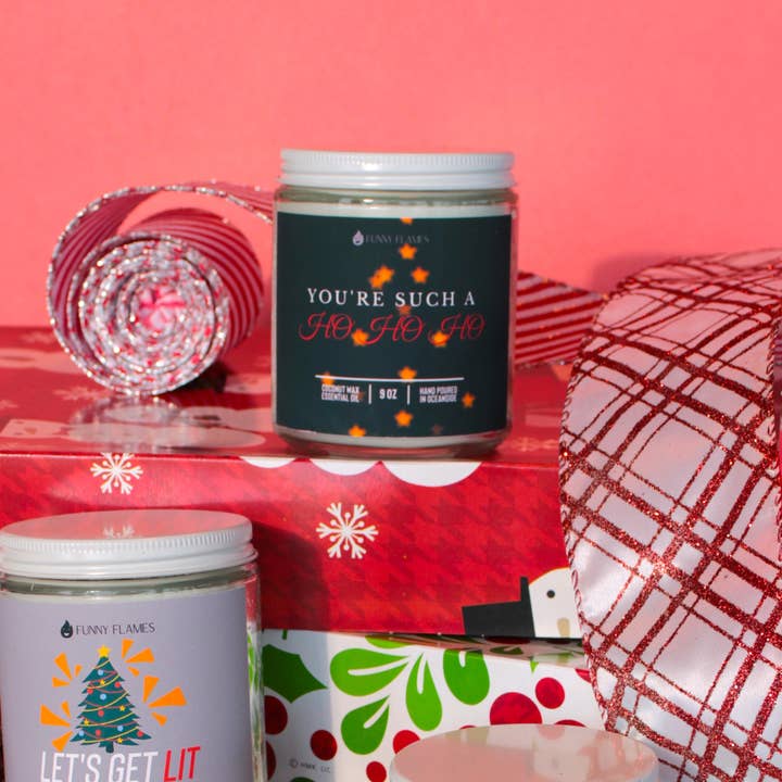 Funny Flames Candle Co - Les Creme - Wholesale Jar/Filled Candle - Holiday 2025 Best Sellers Collection 9oz Candles120