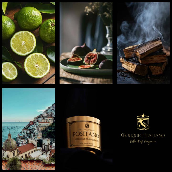 BouquetItaliano – Großhandel Kerze im Glas / gefüllte Kerze – Positano Luxus Duftkerze – Italienisch inspiriert7
