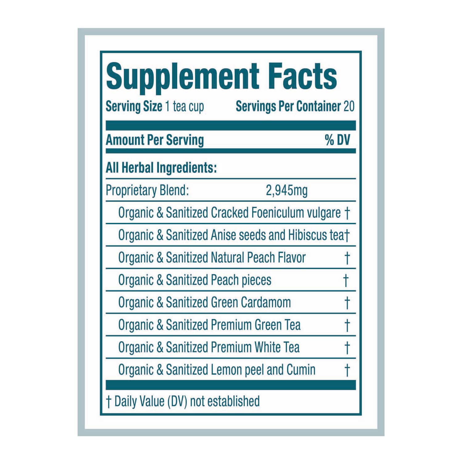 Secrets Of Tea - Wholesale Nursing Tea - Maternity - Mummy Magic Weight Loss Peach Tea- USDA Organic- 20 Sachets7