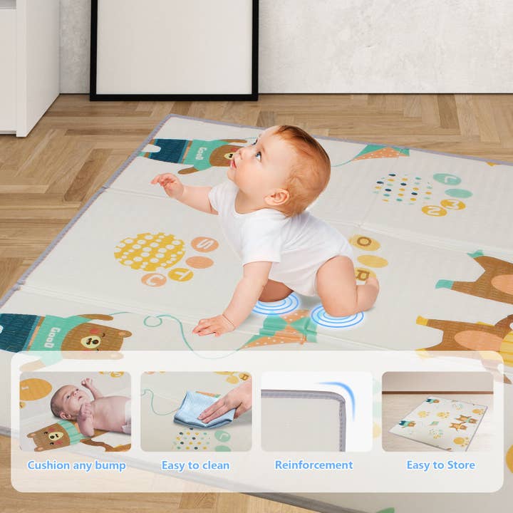 39F Inc. - Wholesale Play Mat - Kids & Baby - 47"x47" Portable Baby & Pet Playpen – Indoor/Outdoor Use5