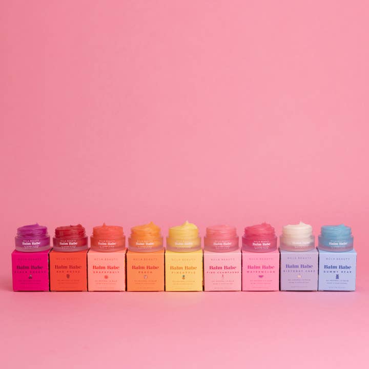 NCLA Beauty - Wholesale Lip Balm Set - Balm Babe Lip Balm Bundle w/ FREE display + FREE testers!