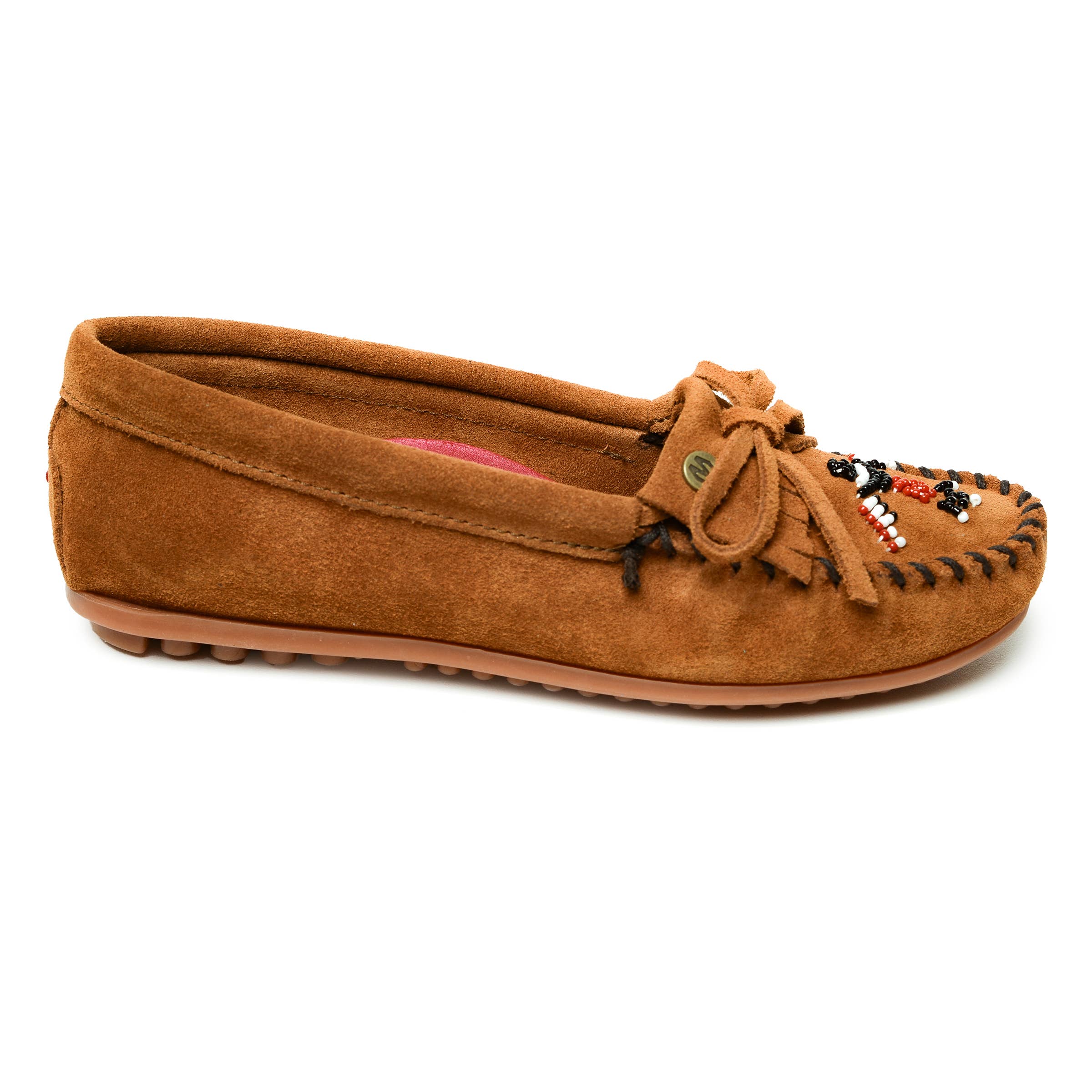 Minnetonka - Wholesale Flats/Loafers - Women's - Women's Thunderbird Animikii Suede Beaded Moccasin9
