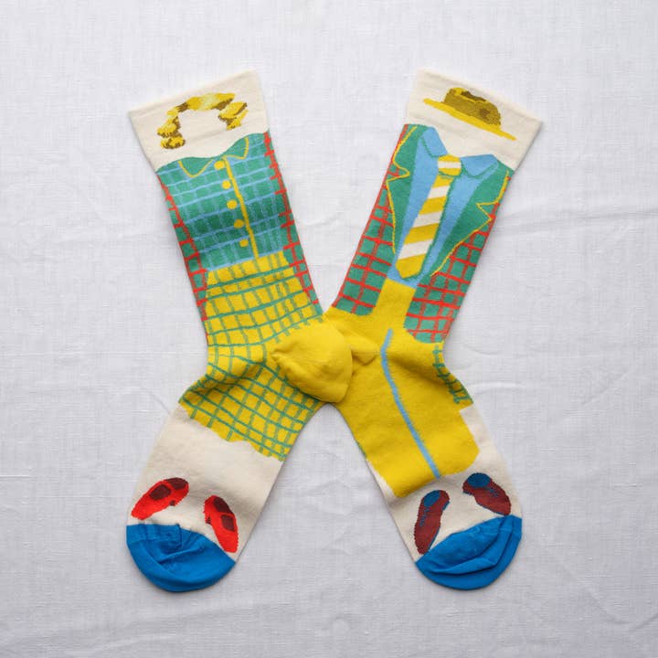 Natural Suit Sock for wholesale by Bonne Maison