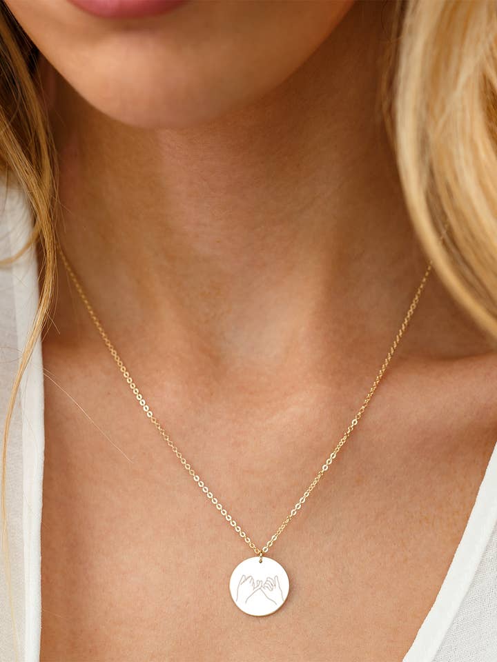 Gold Best Friend Necklace Silver BFF Necklace Friendship for wholesale by Monday Monarch | Necklaces, Earrings & Bracelets