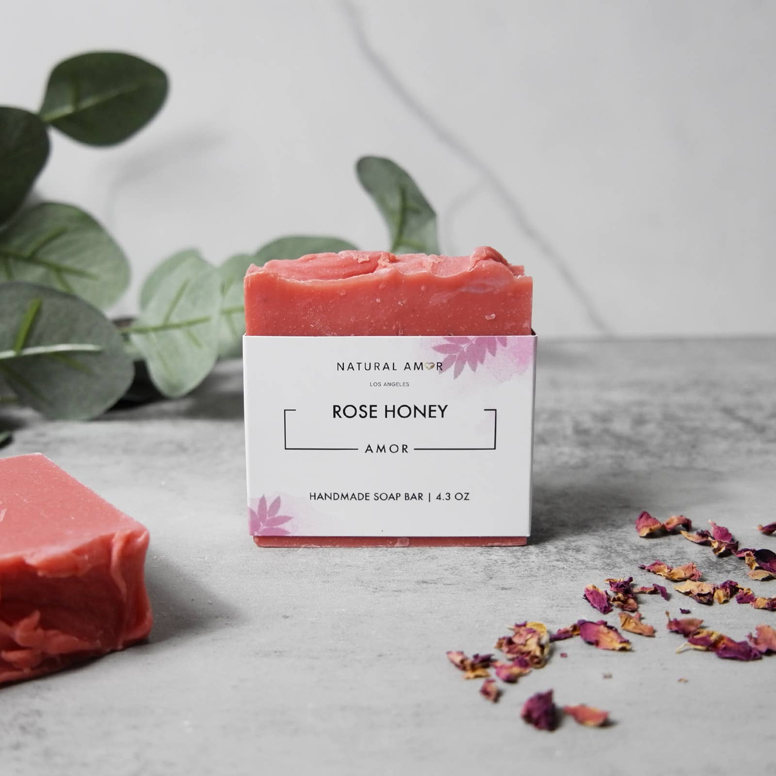 Natural Amor LLC – Großhandel Feste Seife – Handgemachte Seife mit Rosenhonig, Feuchtigkeits4