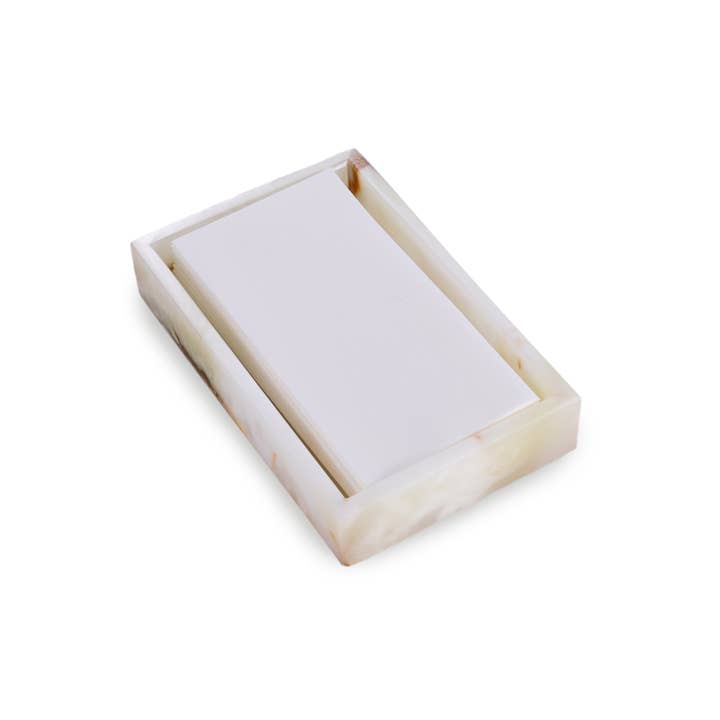 BeyBerk International - Wholesale Decorative Tray - Ezra Genuine Marble Guest Towel Tray1