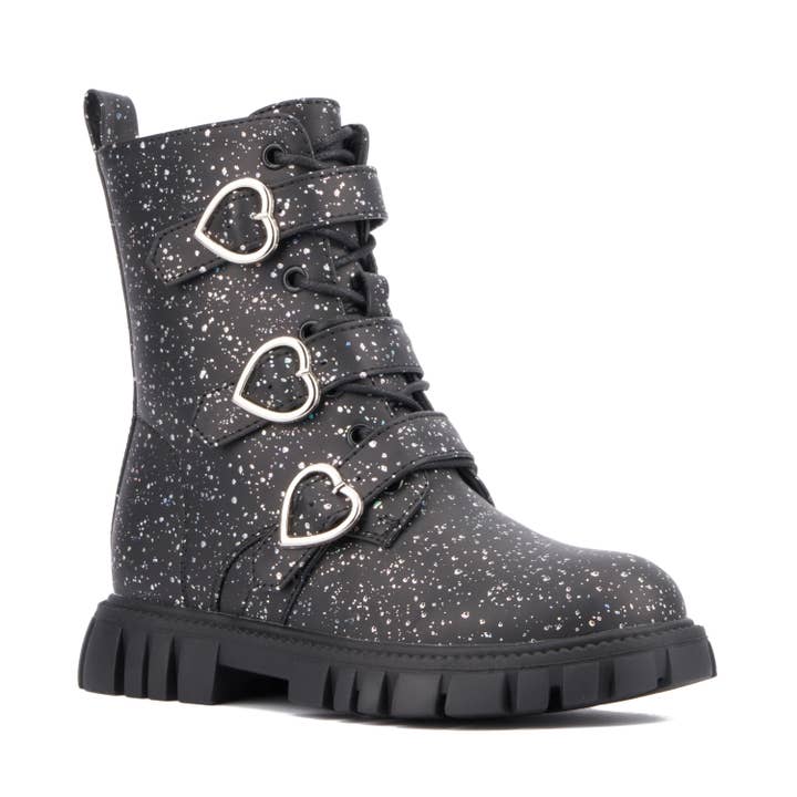 S3 Holding - Wholesale Boots – Child - Olivia Miller Girl's Love Me Combat Boots