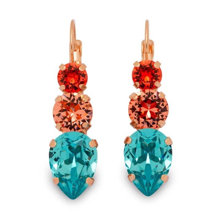 Chanelle Earrings Blue for wholesale by French Attic