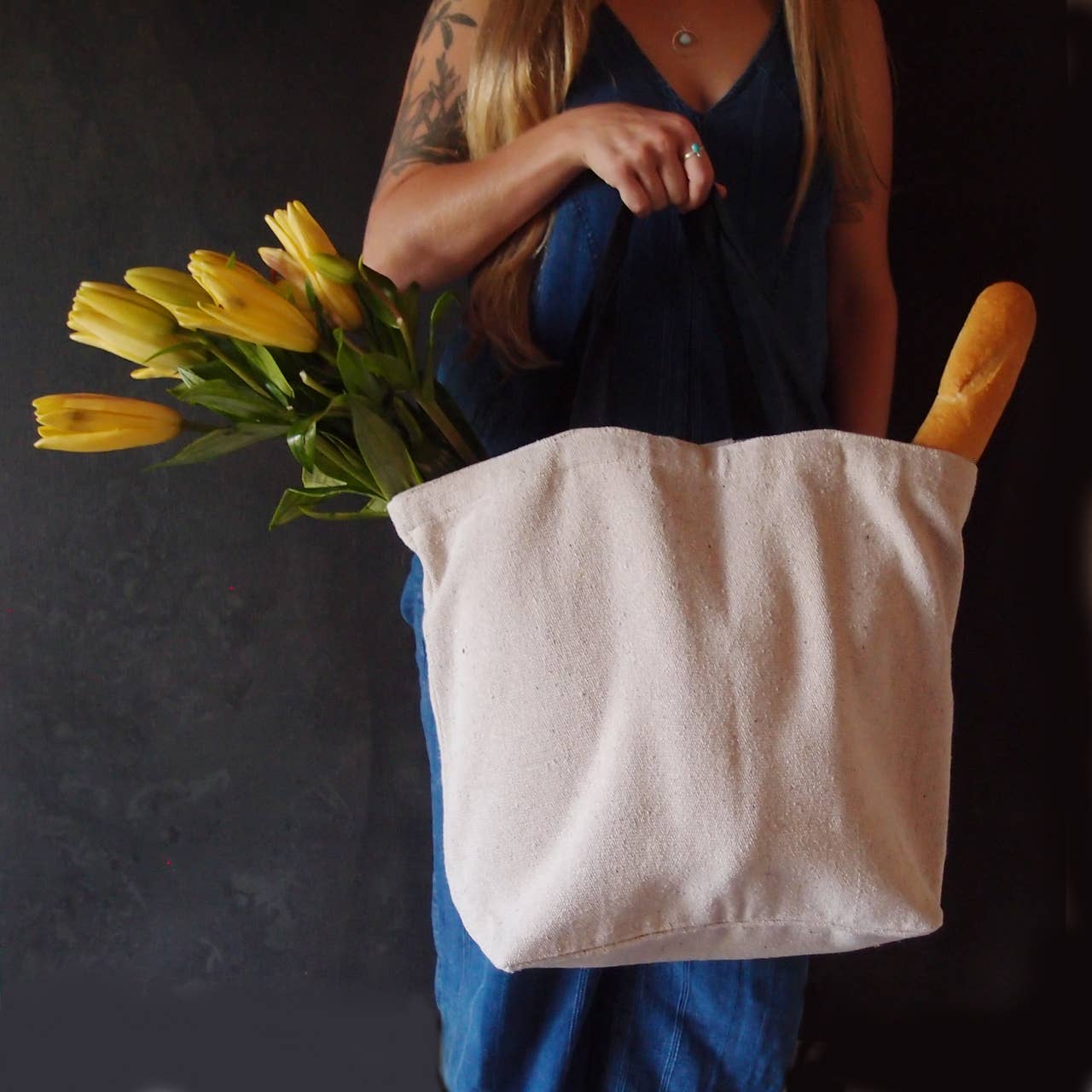 Packaging Decor - Wholesale Tote Bag - Women's - Matty Recycled Canvas Market Tote2