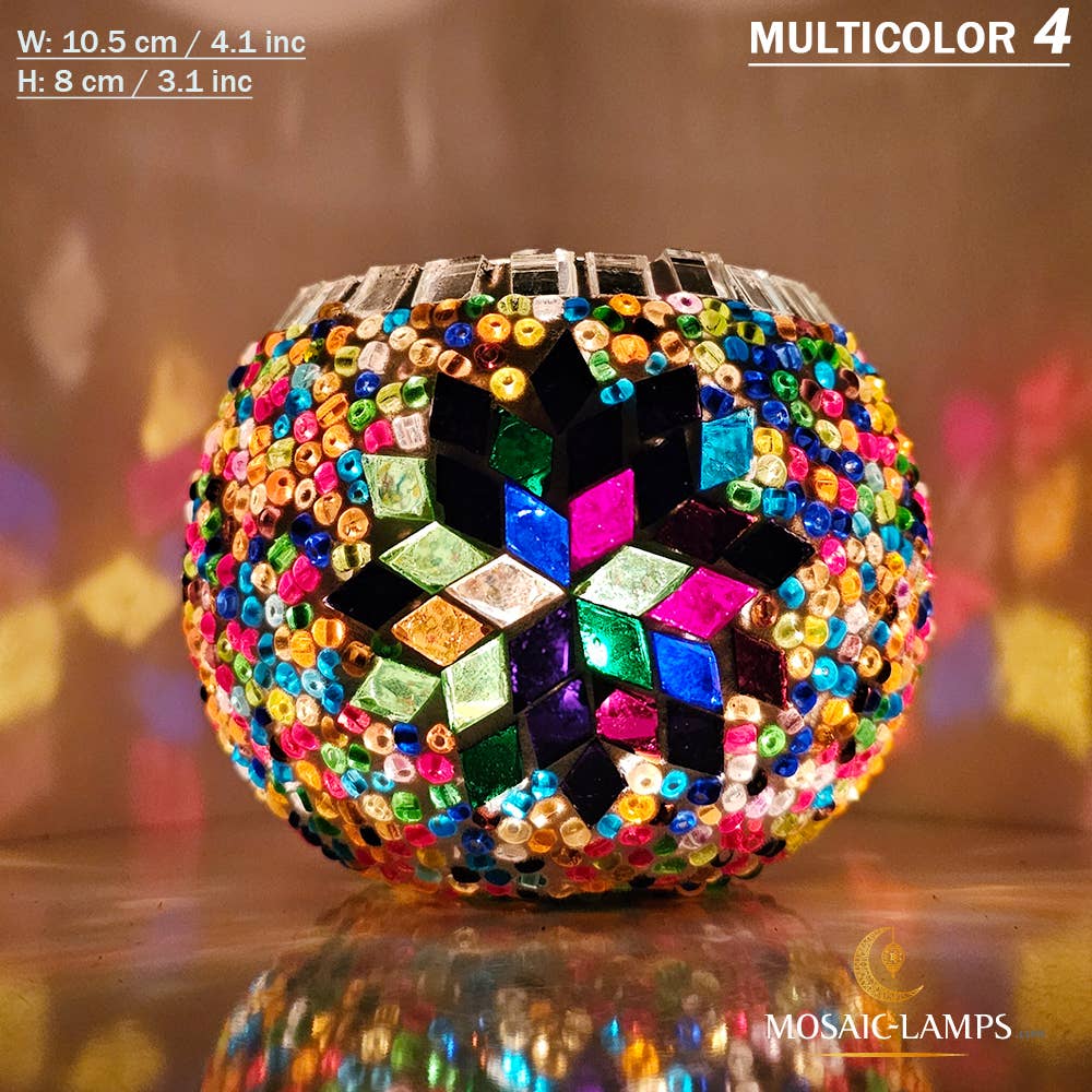 Mosaic Lamps - Wholesale Candle Holder - Turks Color, Turkish Mosaic Candle Holders, Votive Candle21
