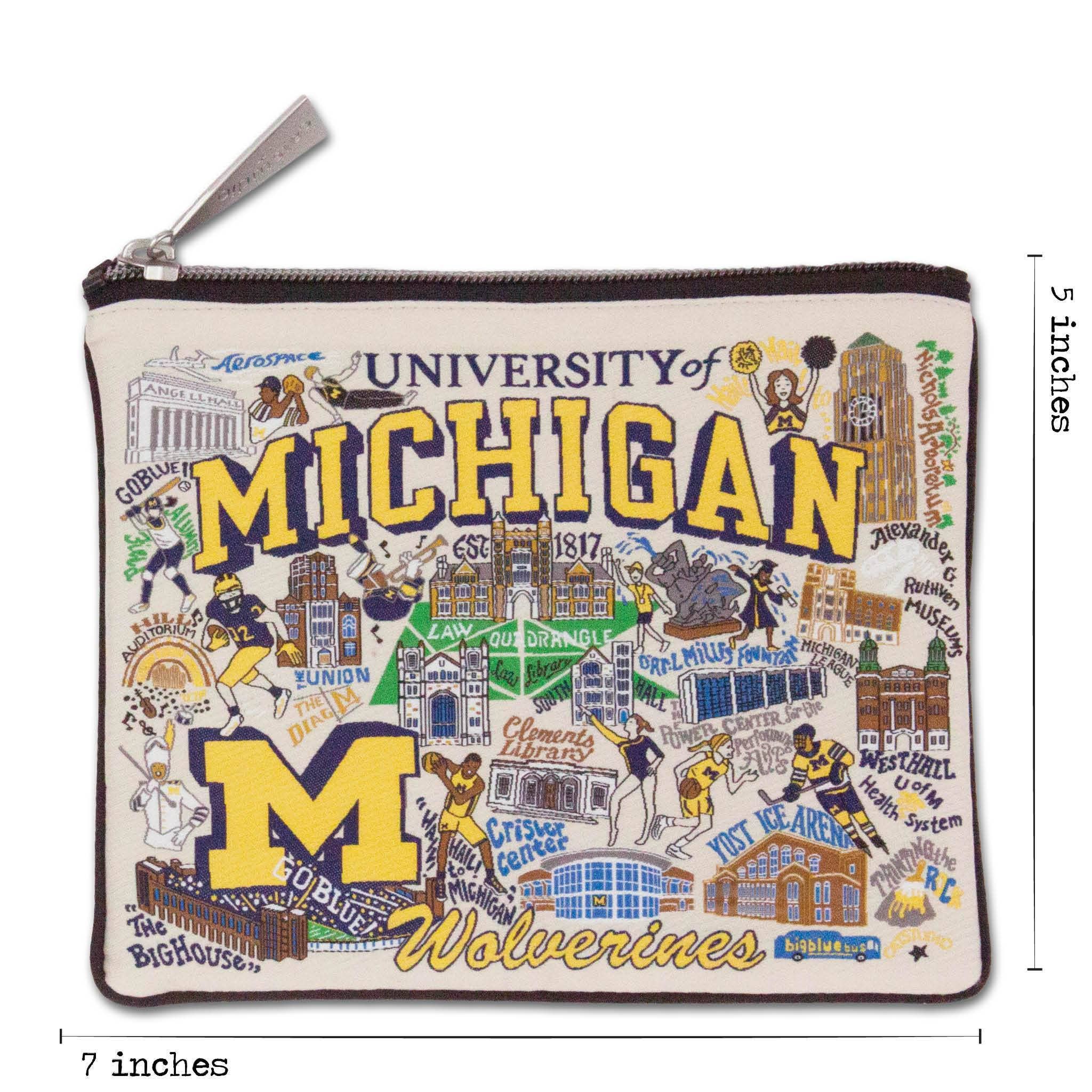 catstudio - Wholesale Pouch - Unisex - Michigan, University of Collegiate Zip Pouch2