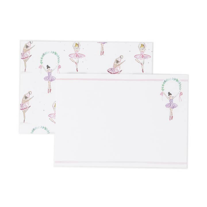 Ballerina Notecards for wholesale by Over the Moon Gift