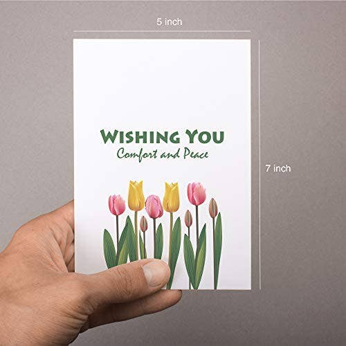 Dessie - Wholesale Sympathy card - Dessie® 30 Sympathy Cards with Unique Designs and Condolence Messages Inside, 4” x 6”7