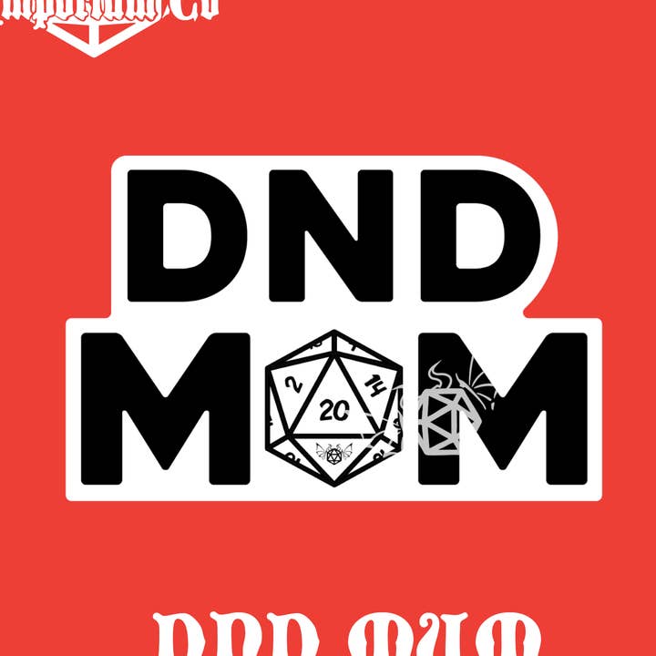 'DnD Mum' DnD Sticker for wholesale by DnD Emporium Co