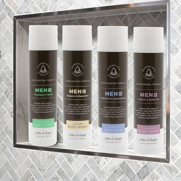 Mixologie - Wholesale Body Wash/Shower Gel - Men's - Luxury Body Wash - Men's I (Timeless & Torrid)