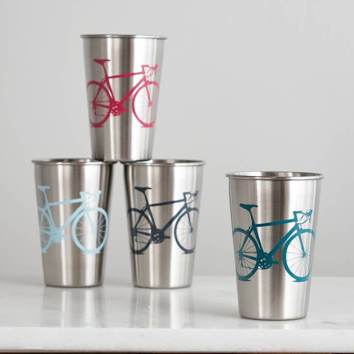 Vital Industries - Wholesale Insulated Mug/Tumbler - Bicycle Stainless Steel Pint Tumbler7