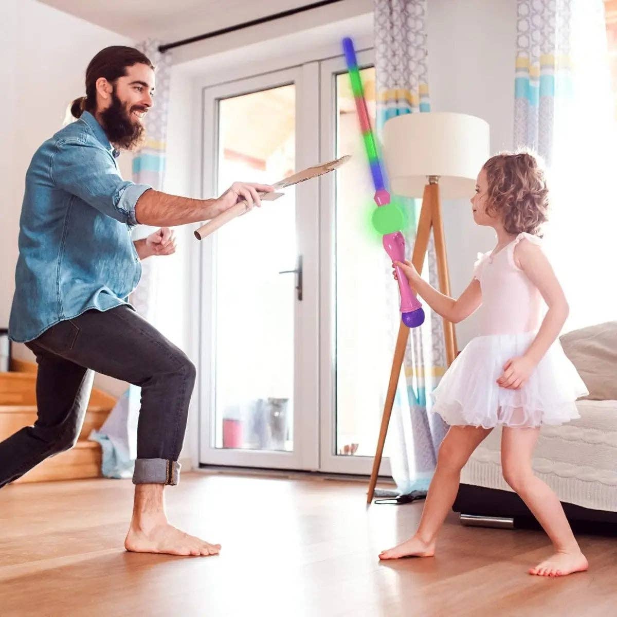 Party Expo, LLC - Wholesale Bubble Wand - Kids - 31.5"  Bubble Sword Pink with 2 Bubble Solution6