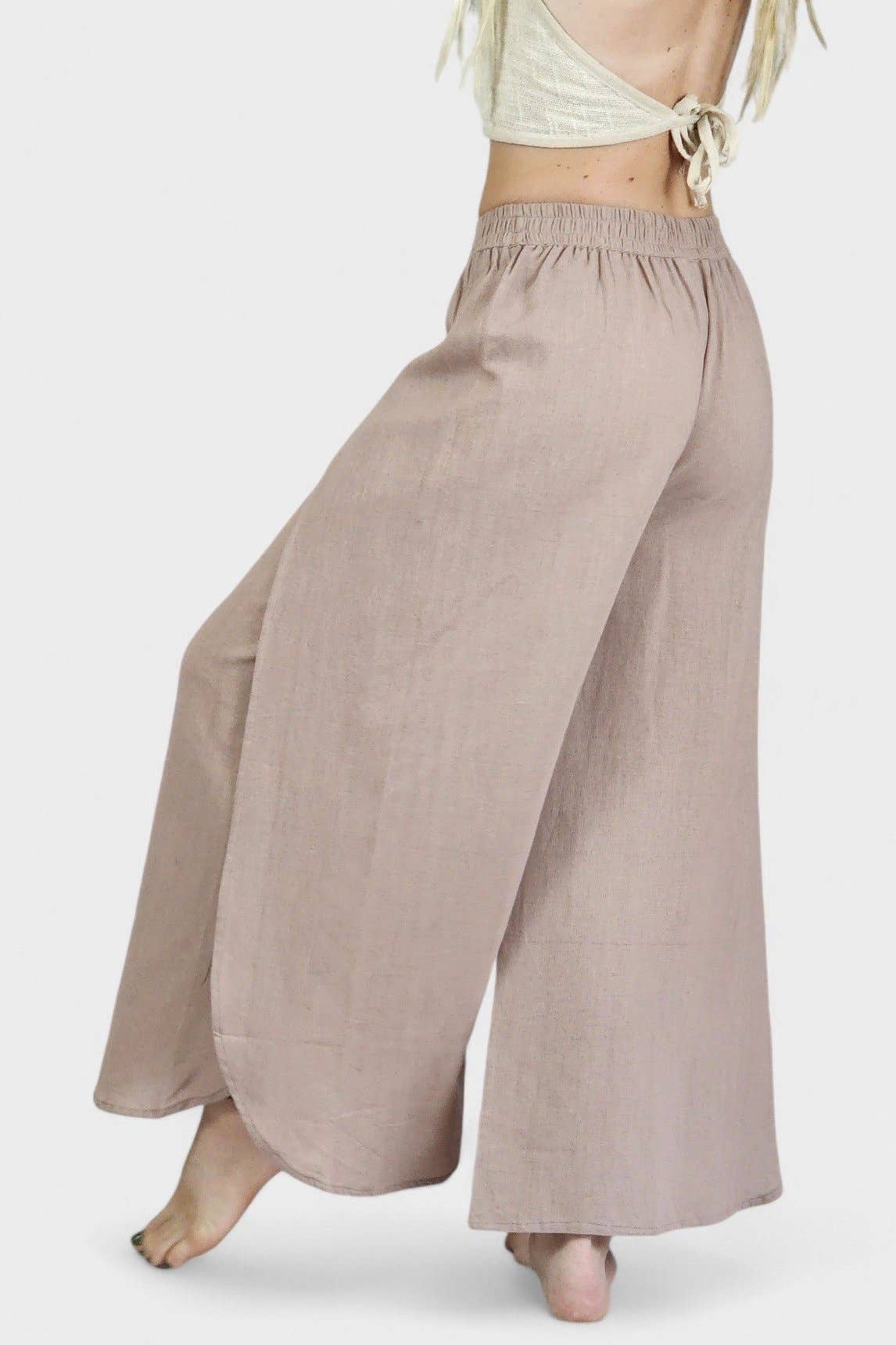 Sacred Ceremony - Venta al por mayor Pantalones - Mujer - Pantalones Fly Away de yute Dusty Rose6