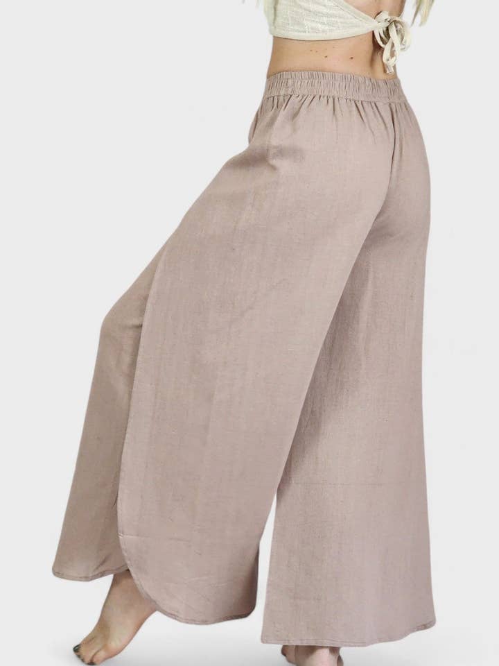 Sacred Ceremony - Venta al por mayor Pantalones - Mujer - Pantalones Fly Away de yute Dusty Rose6