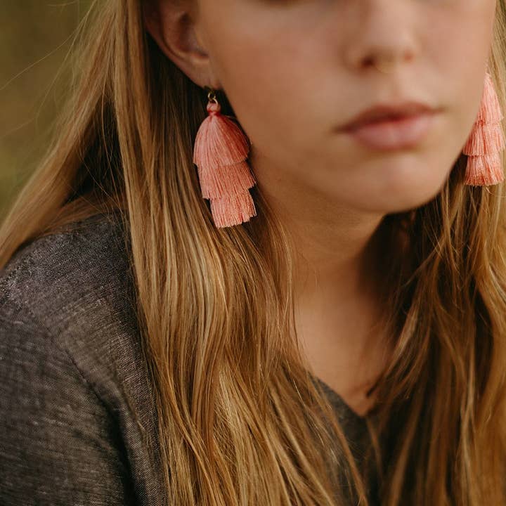 Rover & Kin - Wholesale Tassel Earrings - Tiered Tassel Earrings5