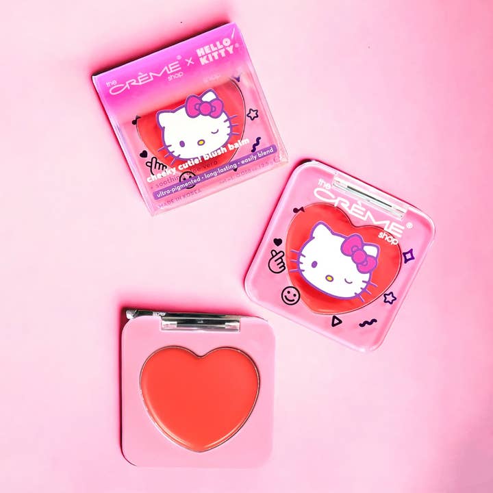 THE CREME SHOP X HELLO KITTY CHEEKY CUTIE  BLUSH, HKBM 9377 for wholesale by JOIA ACCESSORIES