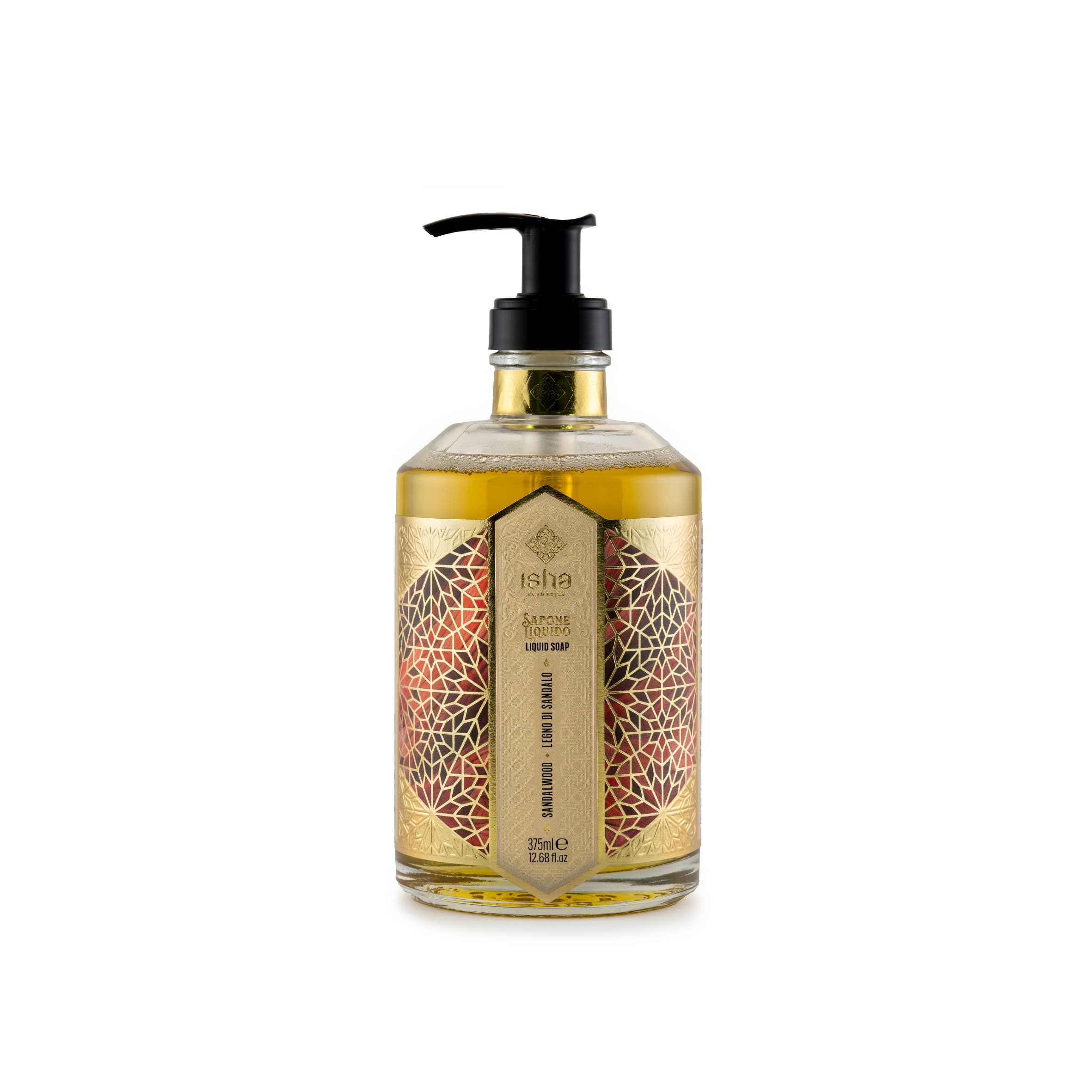 ISHA COSMETICS - Wholesale Hand Soap/Wash - Sandalwood Liquid Soap – Limited Edition in Glass
