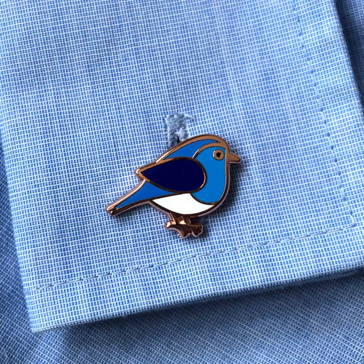 Bluebird Cufflinks for wholesale by Chameleon & Co