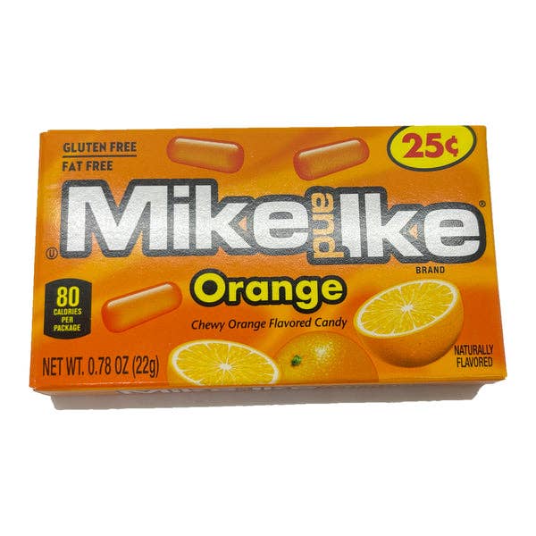 I Got Your Candy – wholesale Gelégodis – Mike & Ike Orange fruktgodis, 24 förpackningar à 22 g (0,78 oz) med förhandsprissättning1
