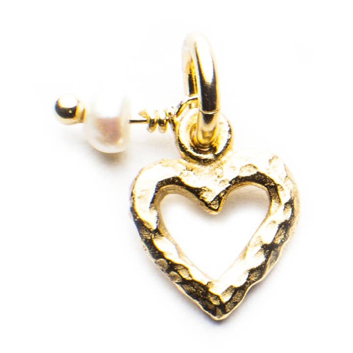 Pequeno Coração de Encanto Pérola for wholesale by Woo's pure feelings