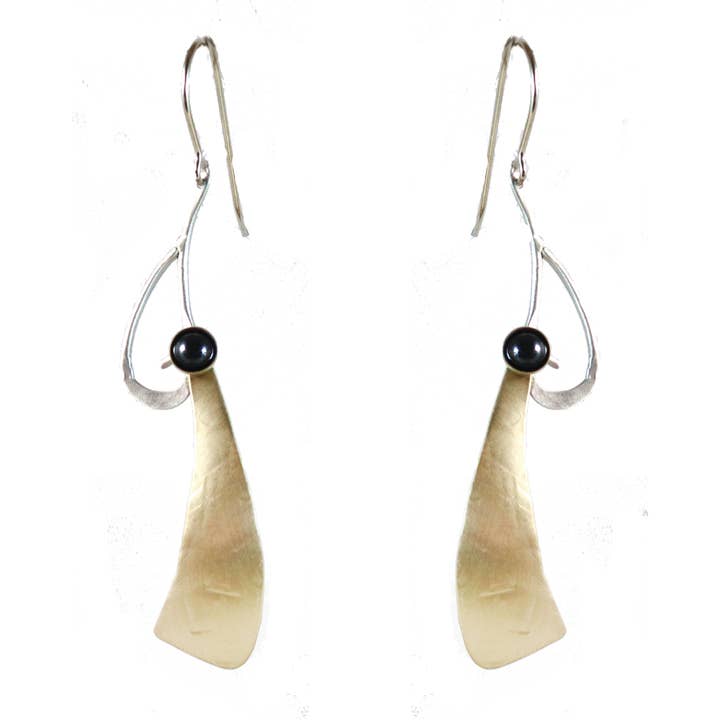 Arte Nouveau Hematite Earrings for wholesale by Whitney Designs Ltd.