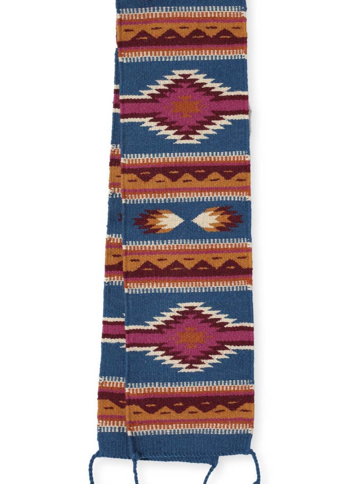 10" x 80" Maya Modern Wool Runner, Design P for wholesale by El Paso Saddleblanket