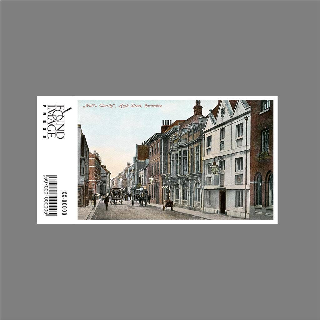 Found Image Press - Wholesale Sticker - Sticker EN-154 Watt's Charity, High Street, Rochestger, Engl1