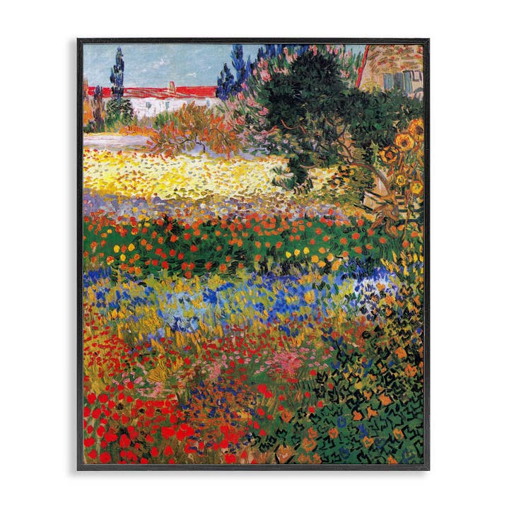 Jardín de Flores Van Gogh Pintura Vivid - Arte de Pared Enmarcado para venta al por mayor de Stupell Industries