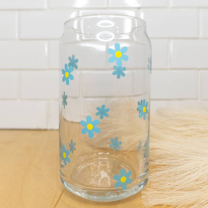 Bodhi Life Design - Wholesale Drinking Glass/Cup - 16oz Flower Glass Cup4