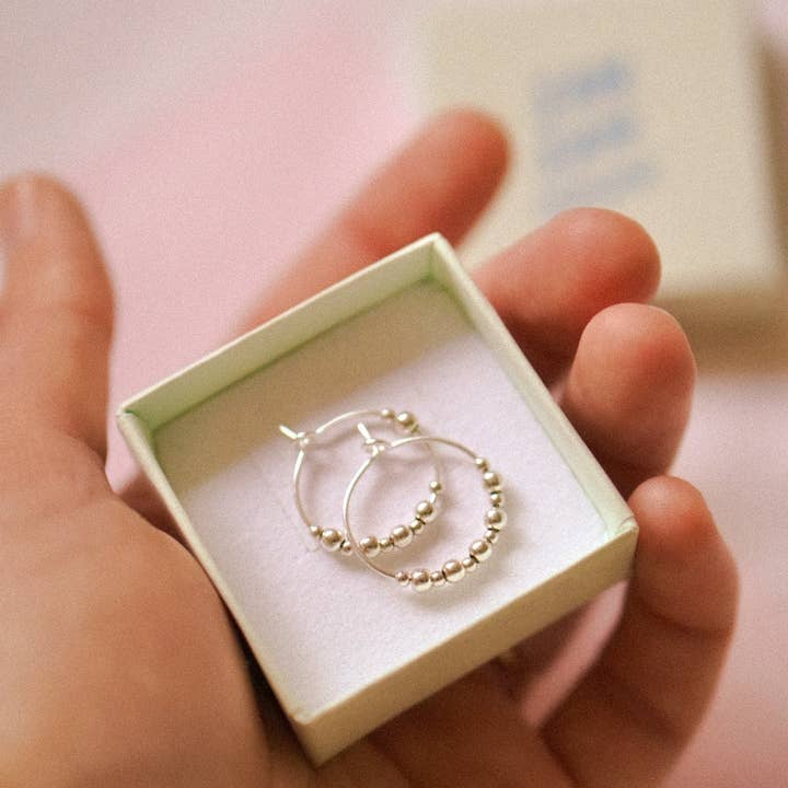 SAN SAN - Wholesale Hoop Earrings - BUBBLES hoop earrings/gold filled/silver/waterproof3