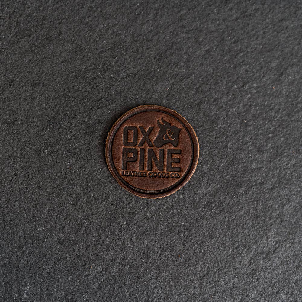 Ox & Pine - Vente Écusson - Patches en cuir circulaires Ox & Pine avec attache auto-agrippante en option8