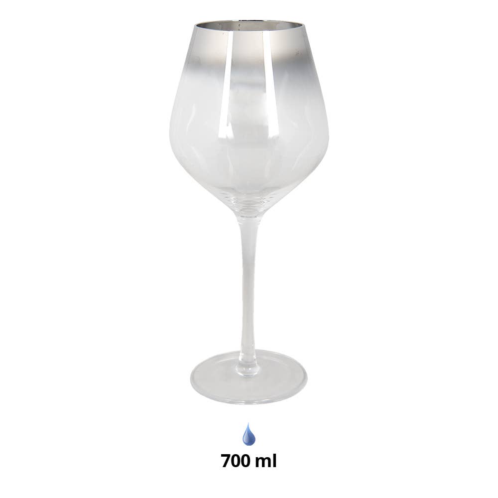 Clayre & Eef - Wholesale Wine Glass - 6GL3381 Wine Glass 700 ml Glass Wine Goblet1