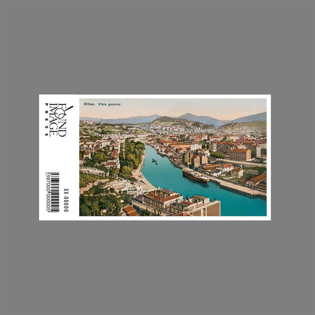 Found Image Press – Großhandel Aufkleber – Sticker MF-489 Übersicht von Bilbao, Spanien1