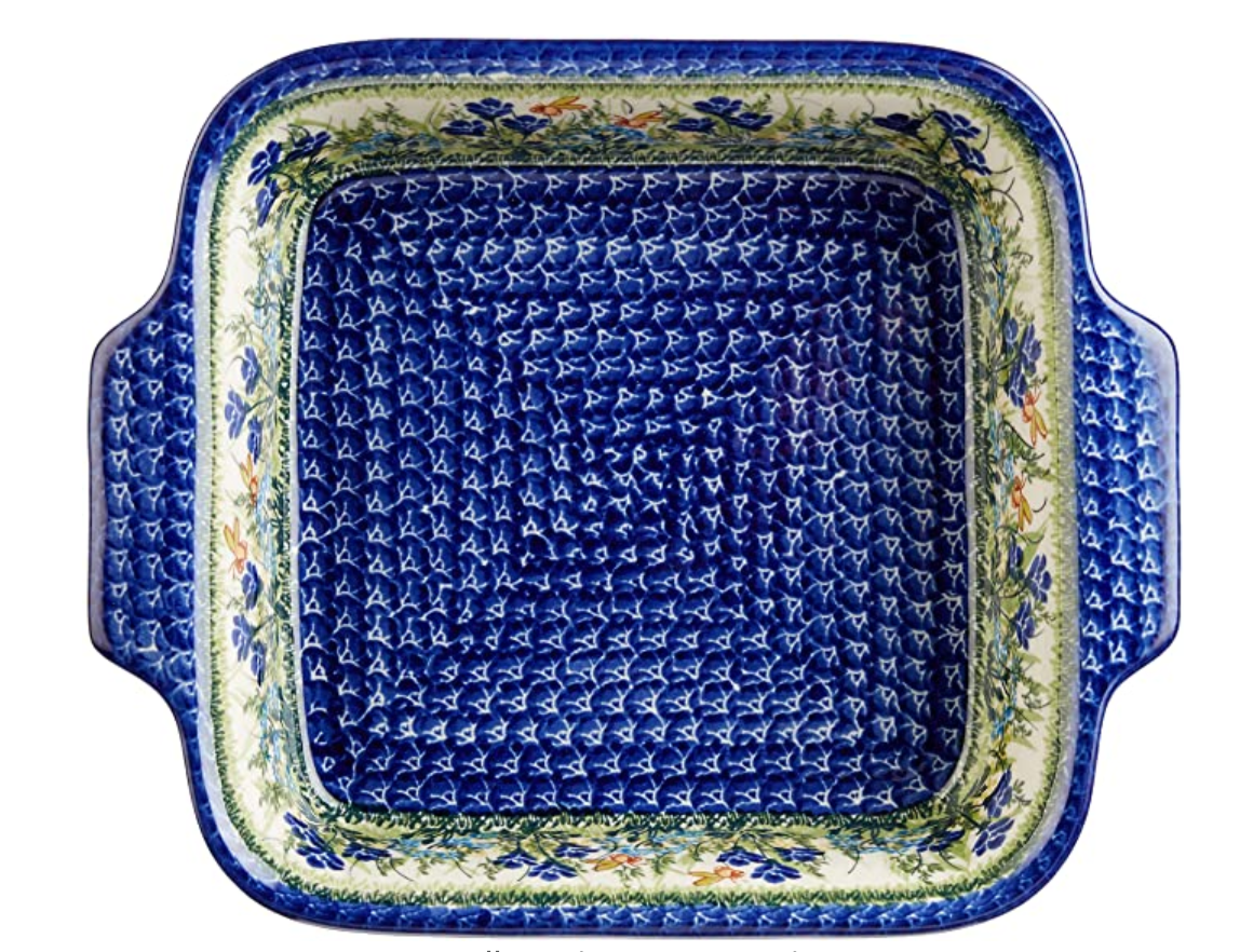 Lidia's Polish Pottery, Inc. - Wholesale Baking Dish - Polish Pottery 9x9 Square Baker4